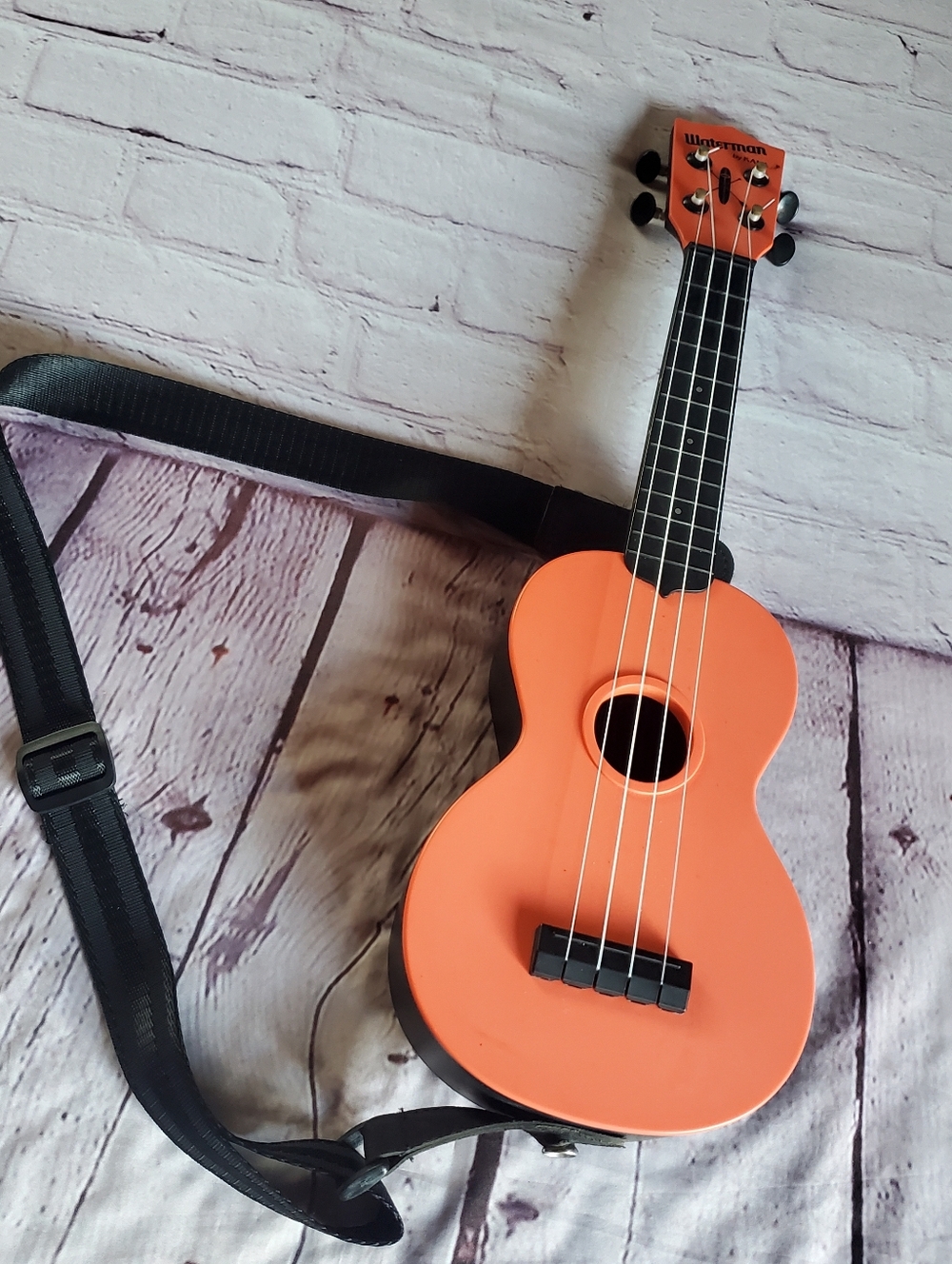 Kala Waterman Water Resistant Soprano Ukulele Pink Dust Musical Artist Artzy